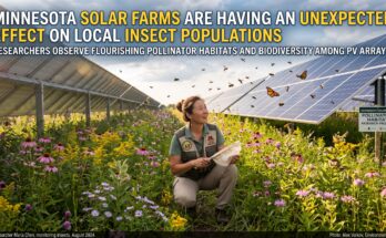 Minnesota Solar Farms Are Having An Unexpected Effect On Local Insect Populations